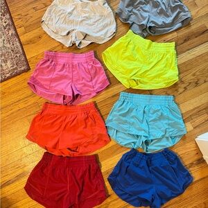 Colorful Women's LuLulemon Athletic Shorts Set